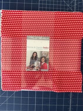 Moda Bonnie & Camille Basics Red Scallop Cotton Print